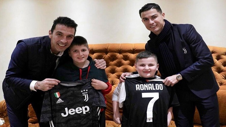Ronaldo ve Buffon'dan deprem çocuklarına sürpriz
